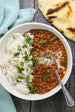 Vegan Moroccan Tomato Lentil Coconut Curry with Moroccan Tomato Relish