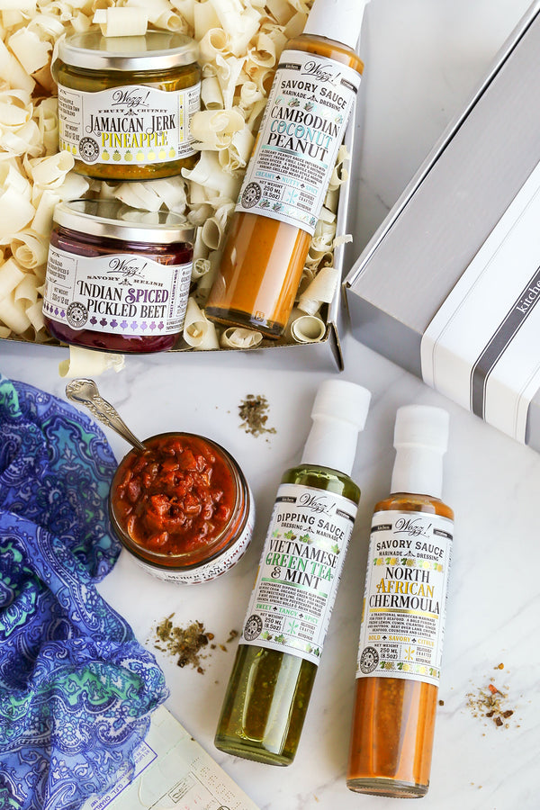 Around The World Sauces and Condiments Gift Set
