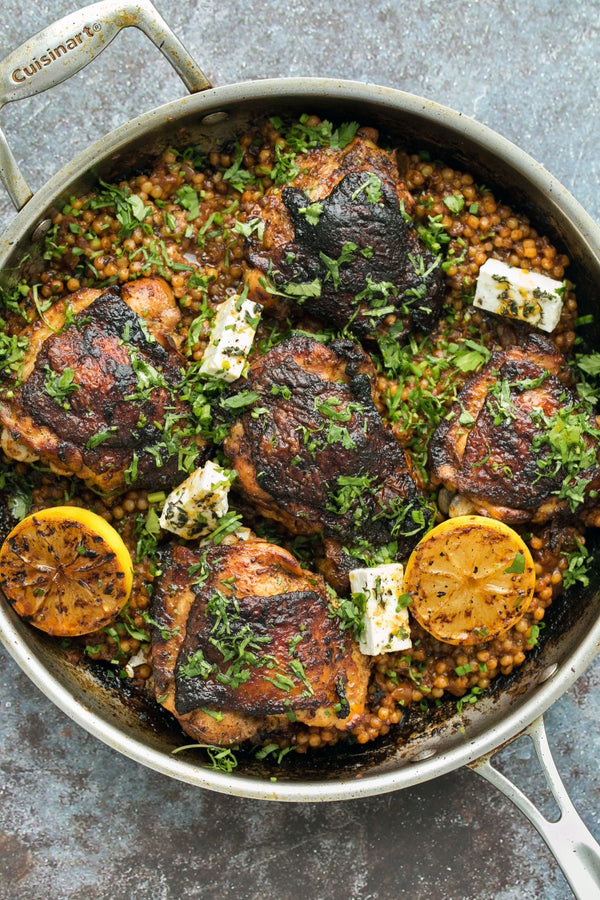 Chermoula Marinated Chicken Thighs