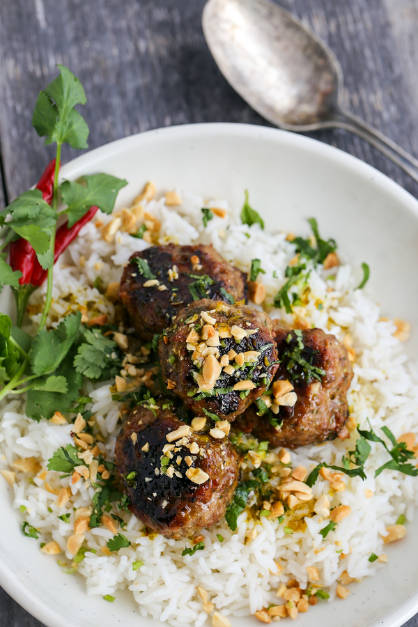 Vietnamese Meatballs with Nuoc Cham Sauce