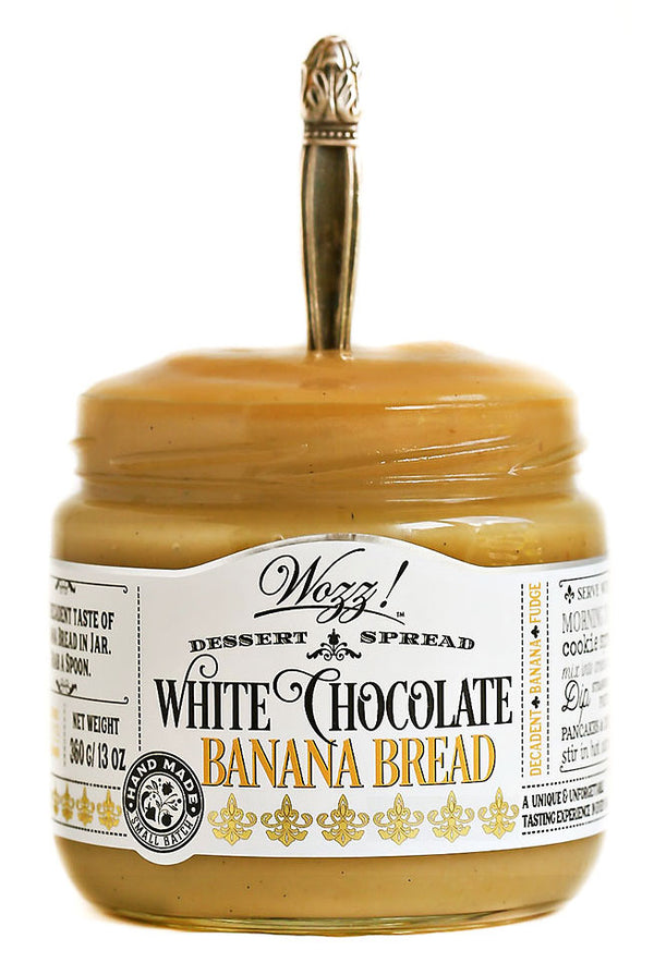 White Chocolate Banana Bread Dessert Spread