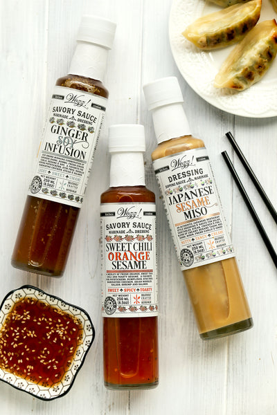 hot pot dipping sauce mixes Asian Dipping Sauces Trio | Sauces For Potstickers