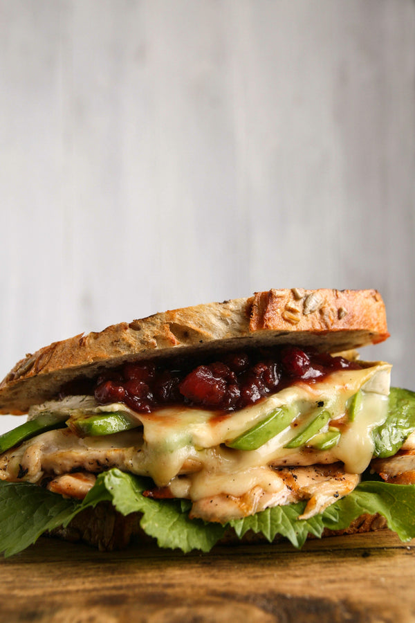 Grilled Chicken, Brie and Cranberry Sandwich | Wozz! Kitchen Creations