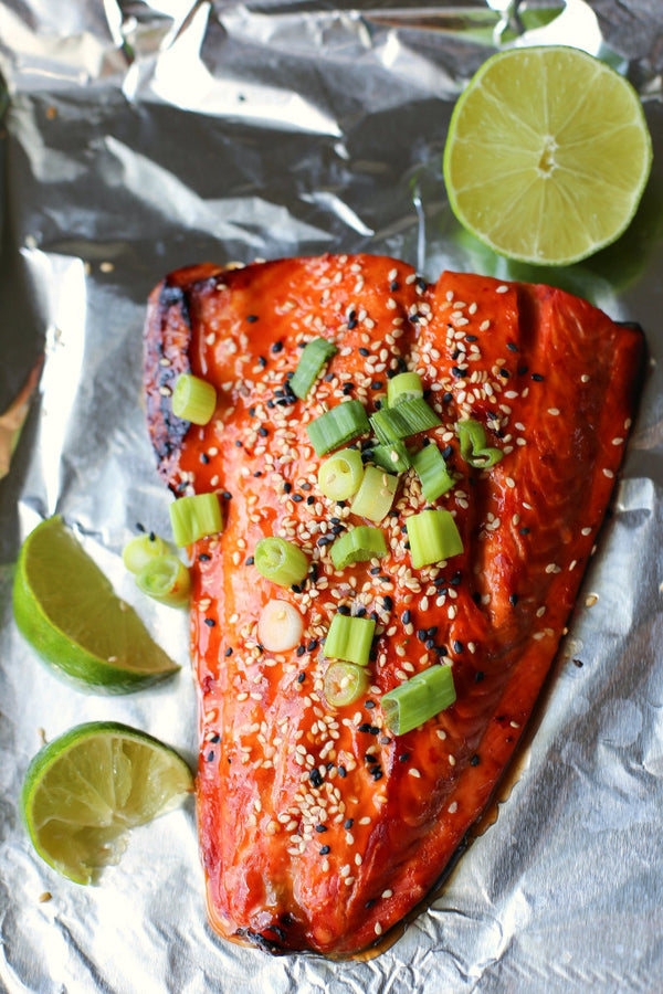 Orange Sesame and Sweet Chili Salmon