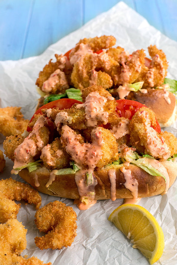 Shrimp Sandwich with Hot Chili Sambal