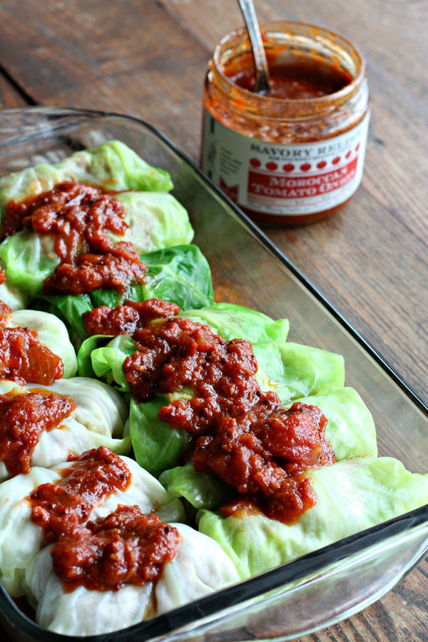 Moroccan Stuffed Cabbage Rolls