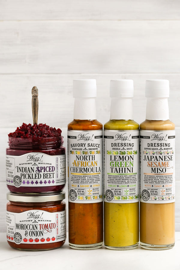 Vegan Sauces and Condiments Set