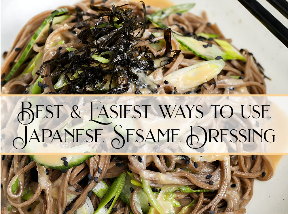 How To Use Japanese Sesame Dressing?  Let Us Count The Ways.