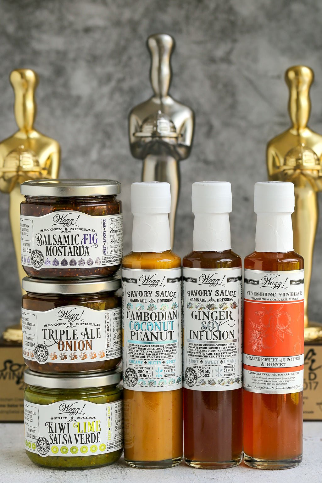 Commodore Condiments Award Winners Best Condiments and Sauces Gift Set | Wozz! Kitchen Creations