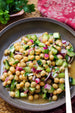 Chickpea Salad with Shawarma Citrus Dressing