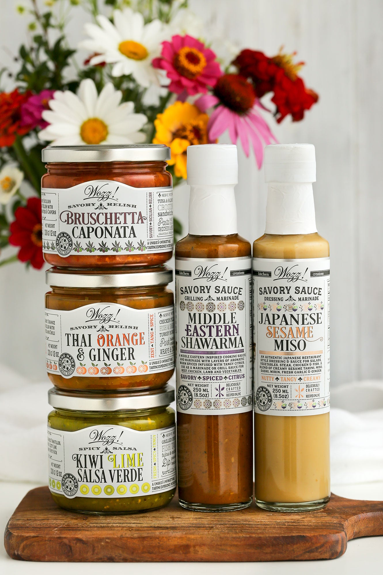 Kingsway Condiments Low Sugar Sauces and Condiments Set | Wozz! Kitchen Creations