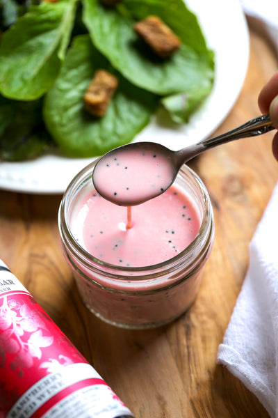 Poppy Rasbery Raspberry Poppyseed Vinaigrette – Wozz! Kitchen Creations