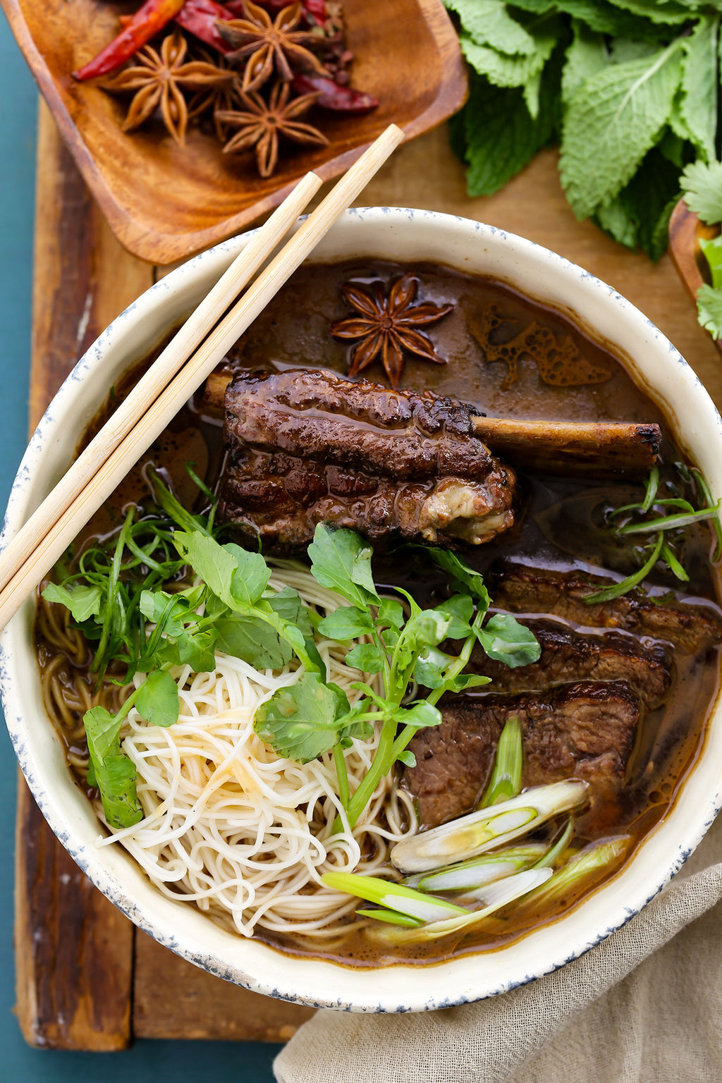 Sichuan Short Rib Beef and Noodle Soup