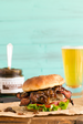 Cheeseburger with Onion Jam