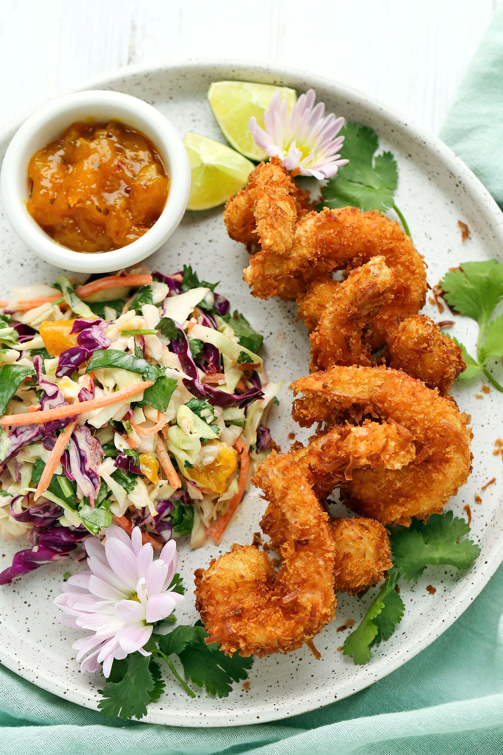 Coconut Shrimp with Mango Chutney S