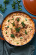 Eggplant Moussaka Lasagna with Shawarma