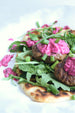 Lamb Gyros with Indian Pickled Beet Relish Tzatziki Sauce