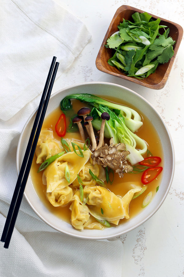 Ginger Soy Wonton Soup