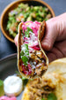 salsa verde pork tacos
