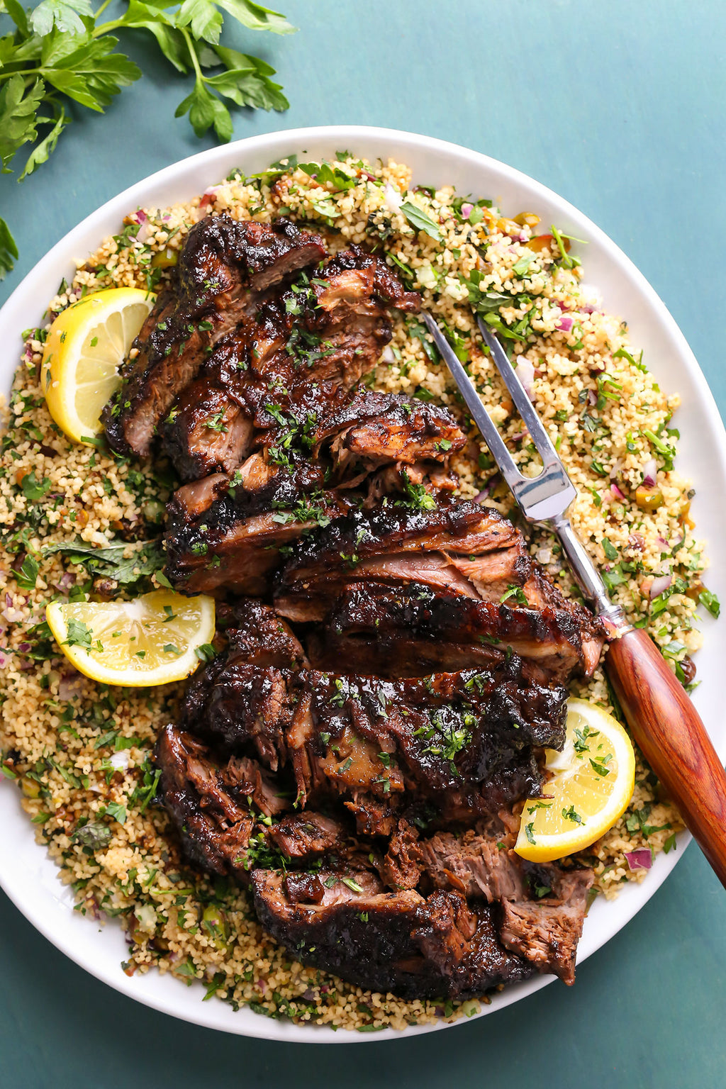Shawarma Braised Lamb with Couscous