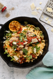 Tuna Linguine with Bruschetta Caponata Relish Sauce