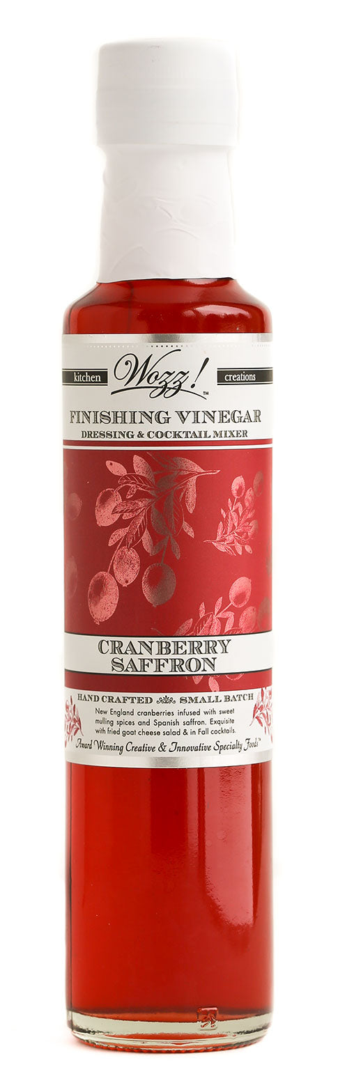 Cranberry Saffron Vinegar and Cocktail Shrub Mixer