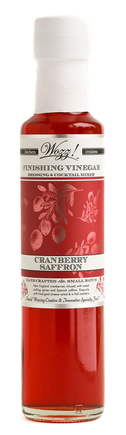 Cranberry Saffron Vinegar and Cocktail Shrub Mixer