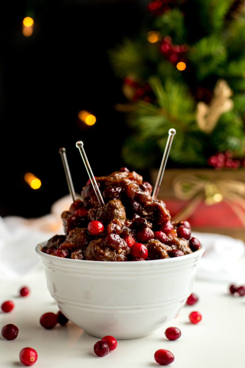 Holiday Cranberry Meatballs