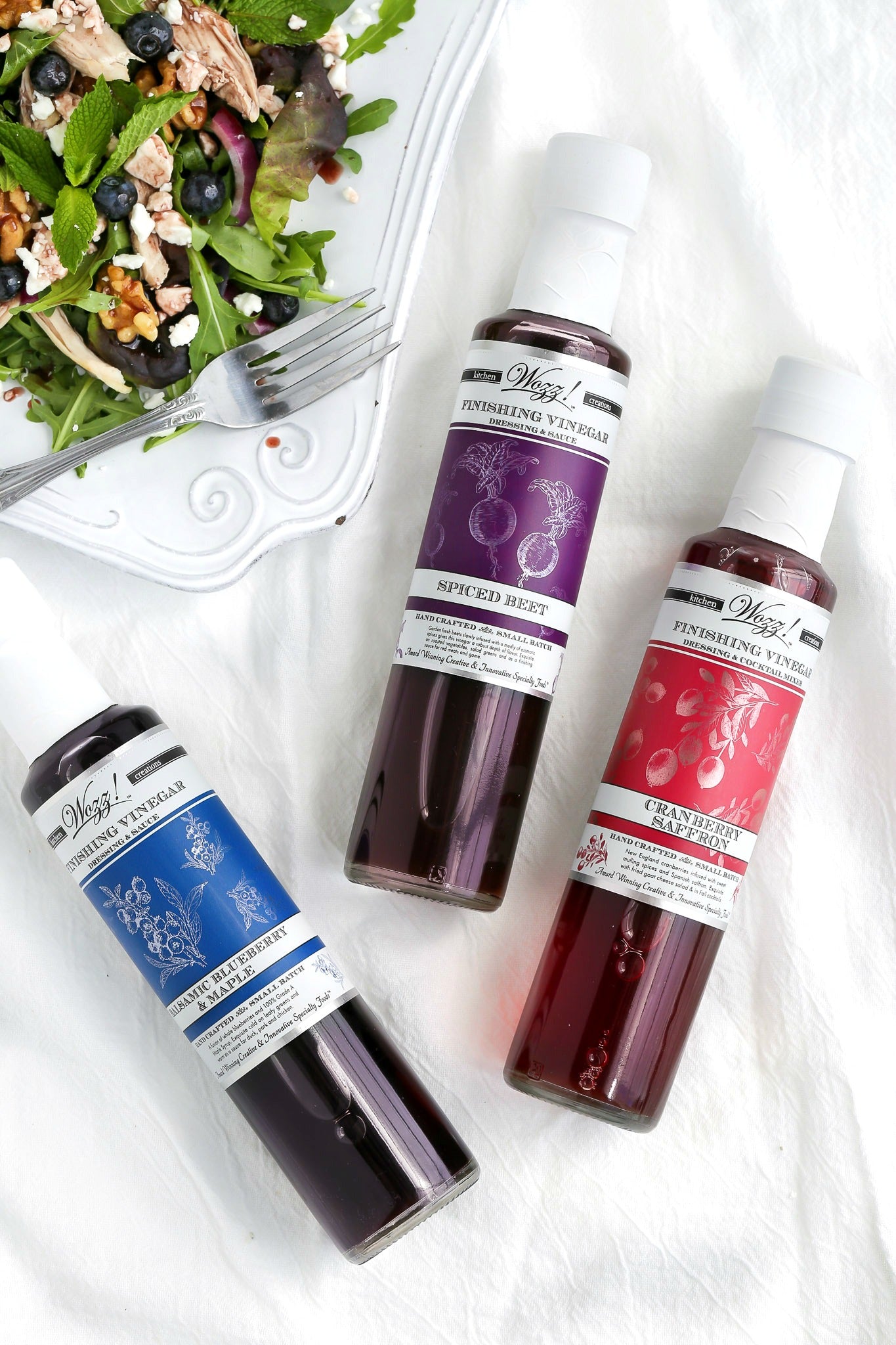 FLAVORED VINEGAR SET FOR SALAD Wozz! Kitchen Creations