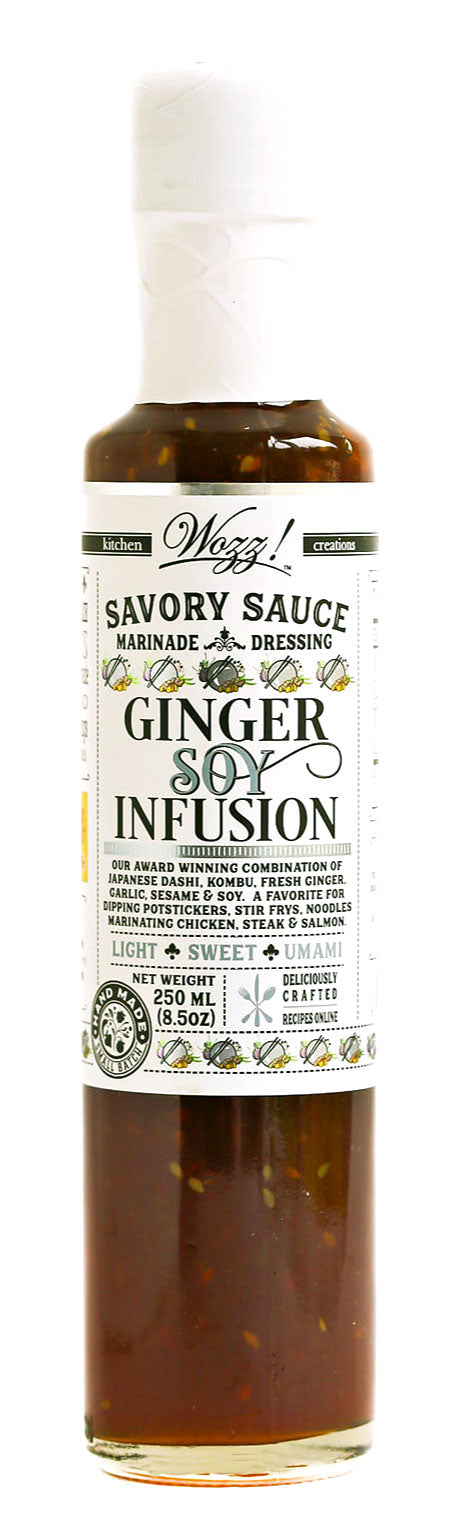 Ginger Soy Infusion Sauce, Dressing and Marinade