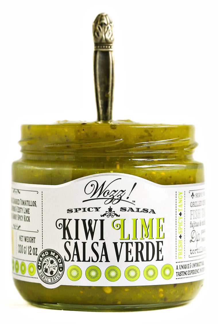 Kiwi Lime Salsa Verde | Salsa Verde | Wozz! Kitchen Creations