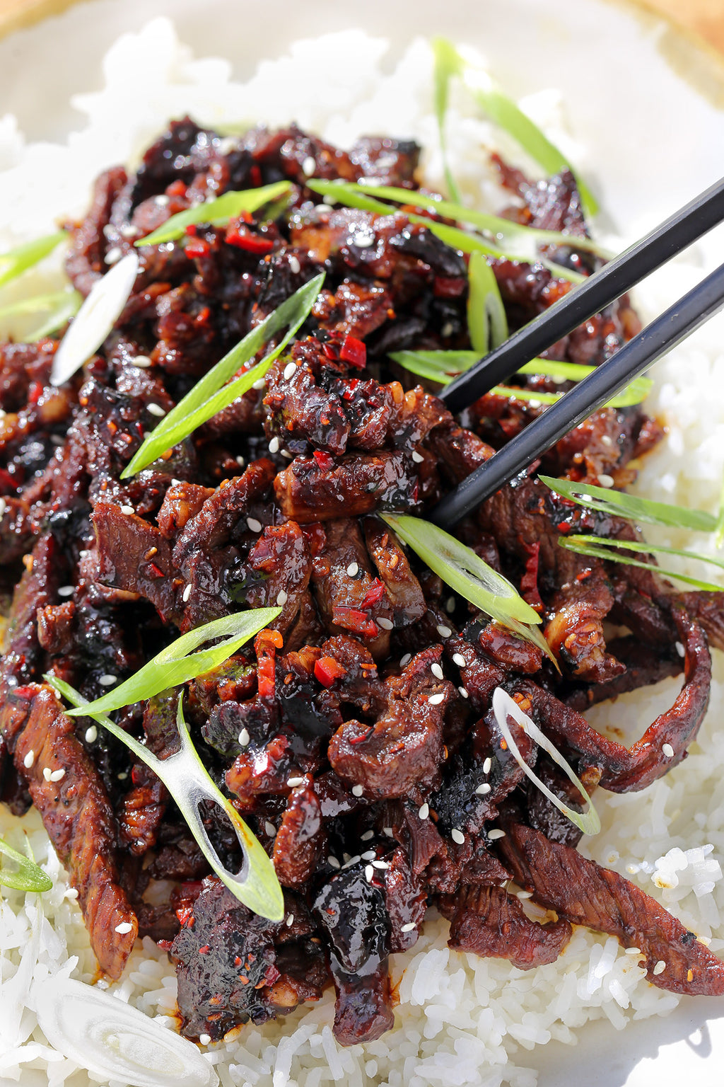 Korean Raspberry Beef Bulgogi 