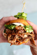 Pulled Pork Sandwich with Korean Barbecue Sauce