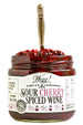 Sour Cherry Spiced Wine Fruit Compote | Sour Cherry Spread | Sour Cherry Jam