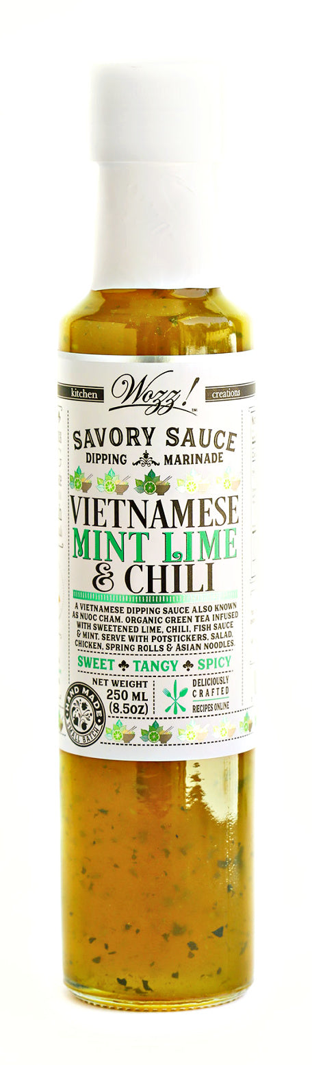 Wozz Vietnamese Green Tea & Mint Sauce 8.5 oz Wozz Vietnamese Green Tea & Mint Sauce 8.5 oz