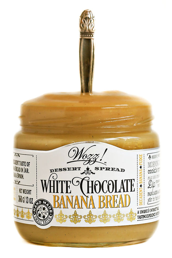 White Chocolate Banana Bread Dessert Spread
