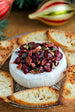 Baked Brie with Sour Cherry Jam Compote