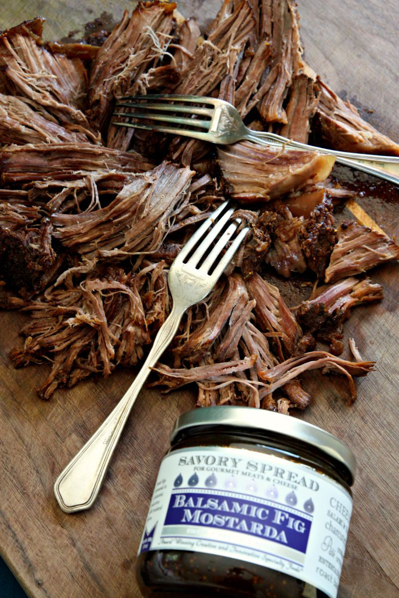 Fig Spread | Balsamic Fig Mostarda Spread | Wozz! Kitchen Creations