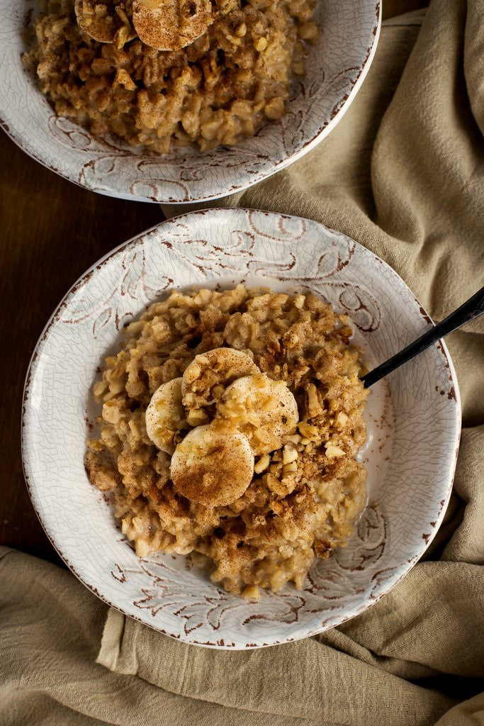 White Chocolate Banana Bread Oatmeal