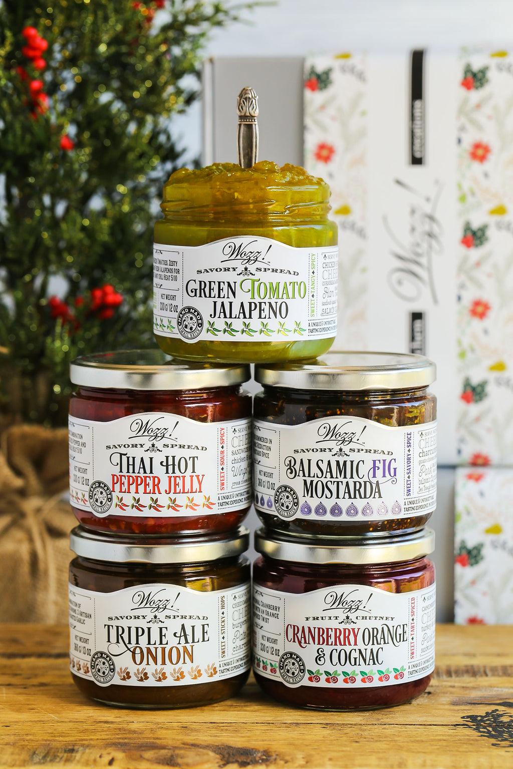 Favorite Holiday Condiments and Savory Jams Gift Set