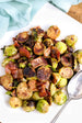 Brussels Sprouts with Bacon Date and Orange Chutney