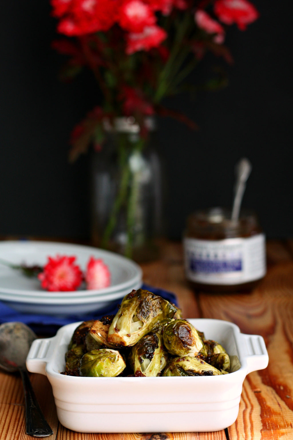 Balsamic Fig Brussels Sprouts