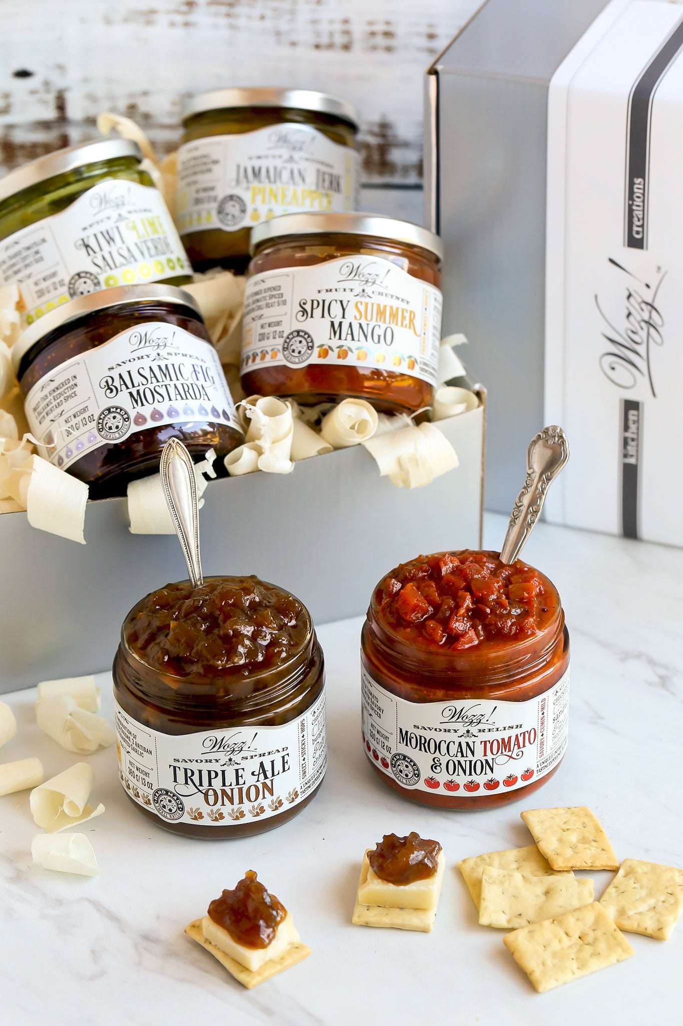 Condiment Lovers Gourmet Gift Box | Food Gifts | Wozz! Kitchen Creations
