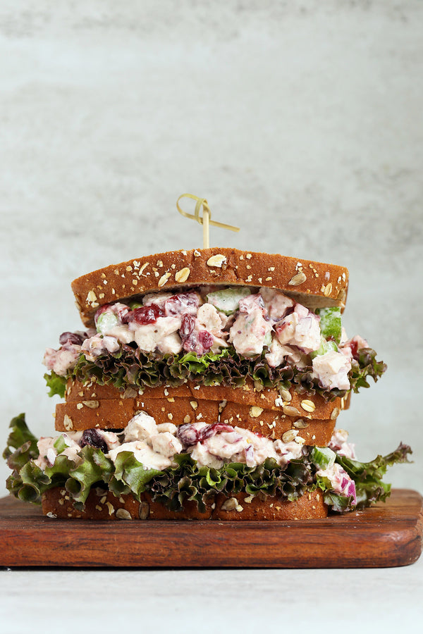 Cranberry Walnut Chicken Salad Sandwich