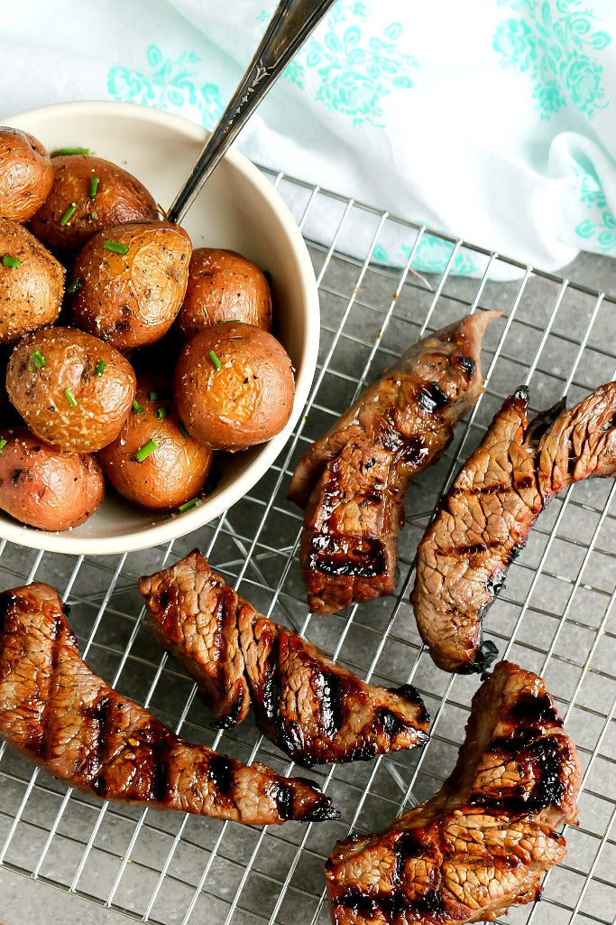 Ginger Soy Steak Tips Marinated Steak Tips Wozz! Kitchen Creations