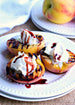 Grilled Peaches Balsamic Blueberry Vinegar  | Wozz! Kitchen Creations
