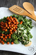 Kale Salad with Crispy Chickpeas | Wozz! Kitchen Creations