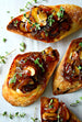 Mushroom and Onion Jam Crostini | Wozz! Kitchen Creations