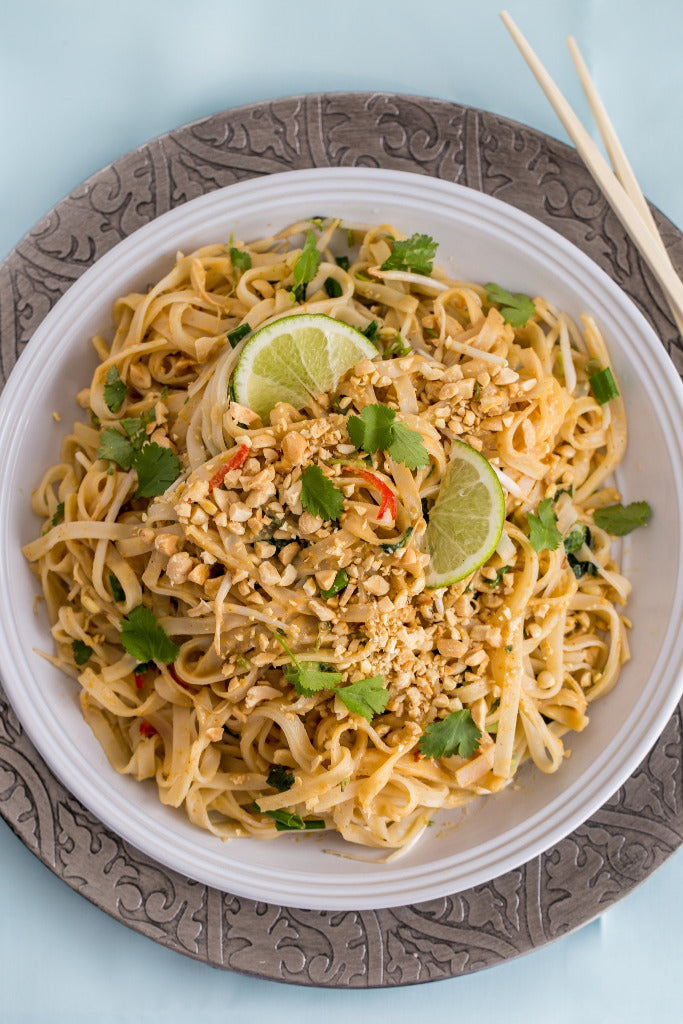 Noodles with Cambodian Coconut Peanut Sauce | Wozz! Kitchen Creations