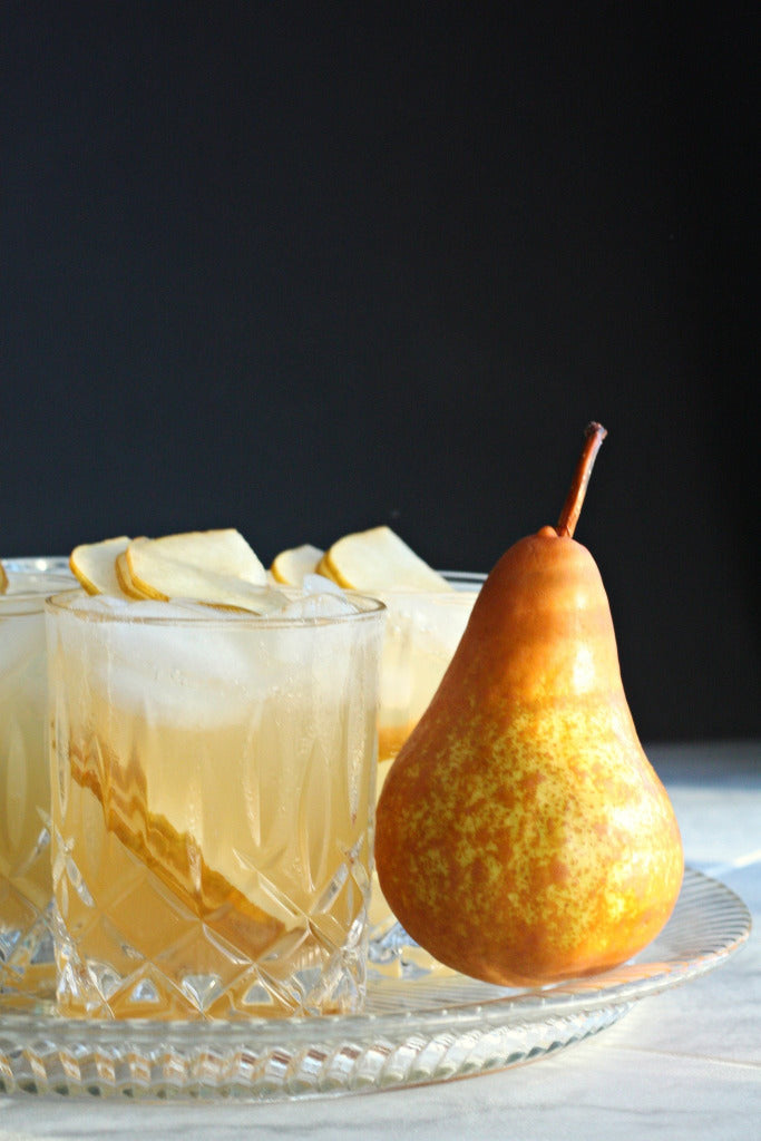 Pear Ginger Rum Cocktails